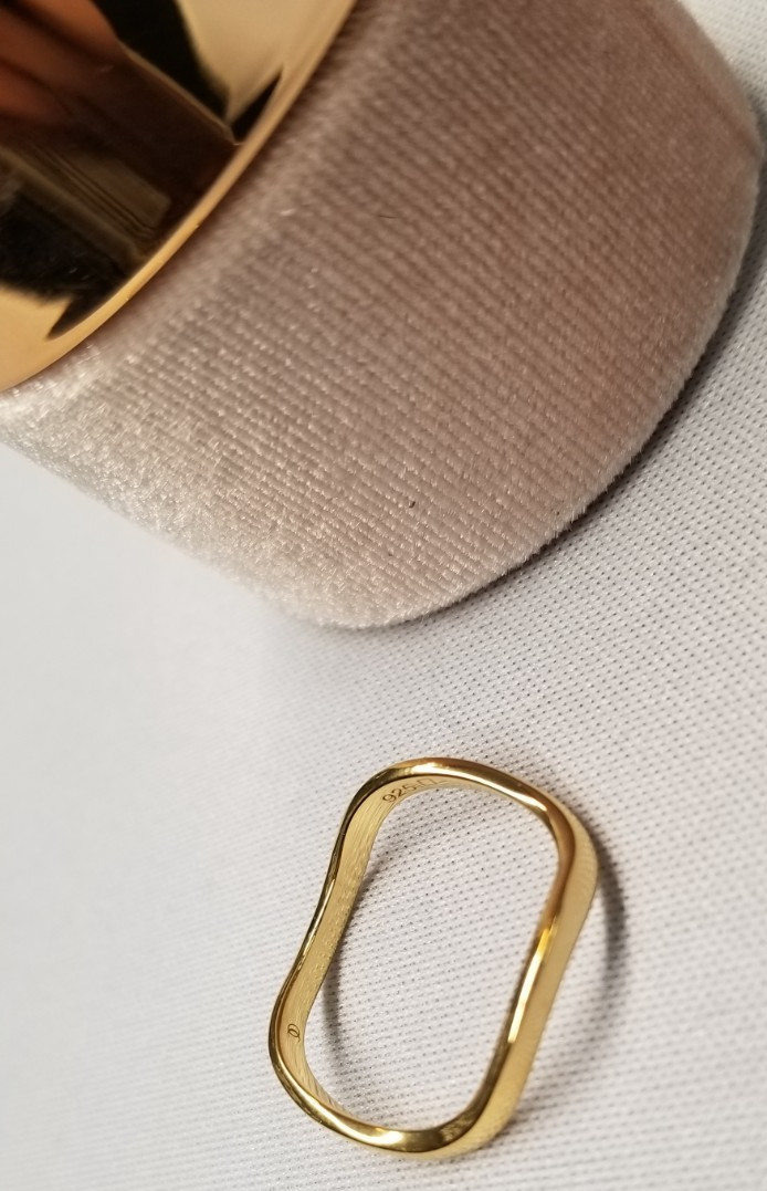 Moon Magic Stackable Waves Band Ring 8 Sterling S… - image 4