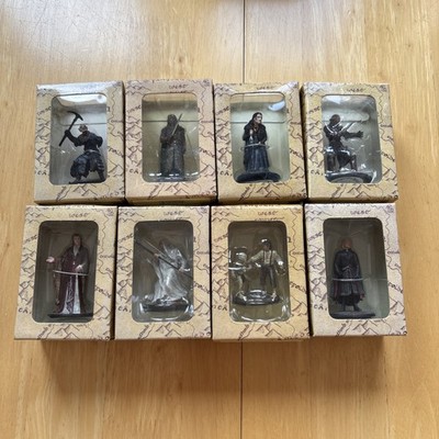 Konvolut 8 Adler Moos Herr der Ringe LOTR Figuren Die Cast Metall Miniaturen