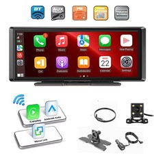 8.1 Inch Touch Screen BT Wireless Apple Carplay Android Auto Portable Car Stereo