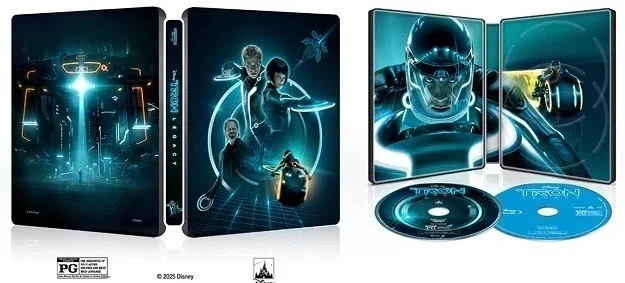 TRON LEGACY STEELBOOK 4K ULTRA HD + BLU-RAY + DIGITAL NEW! SEALED! *SHIPS IN BOX - Image 2 of 3