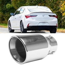 For Acura MDX ILX Exhaust Pipe Tip Rear Tail Throat Muffler Stainless