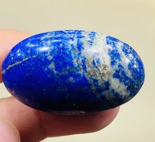 Natural Lapis Lazuli Palmstone Polished Healing Crystal Reiki Chakra Meditation