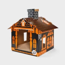 Halloween Haunted House Cat Scratcher House - 18.5" - Boots & Barkley