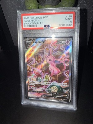 Espeon V (Alternate Full Art) 180 - SWSH07: Evolving Skies