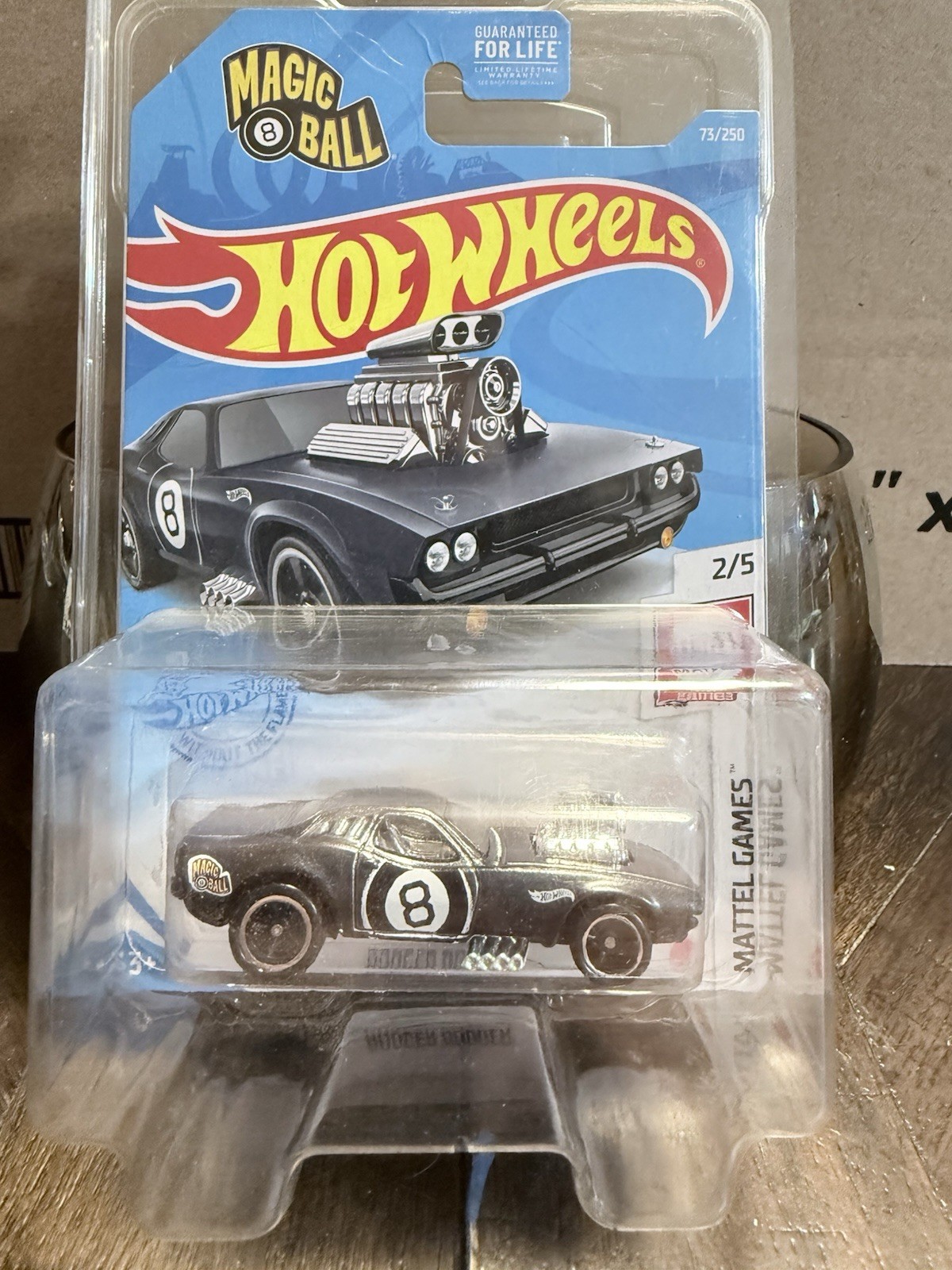 Hotwheels 73/250 Rodger Dodger Magic 8 Ball STH Die Cast Vehicle- Black