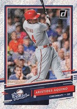 2020 Panini Donruss Baseball - The Rookies Aristides Aquino Glitter