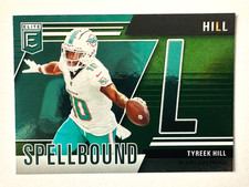 2024 Donruss Elite Tyreek Hill Spellbound Insert Card #3 Letter L Dolphins!