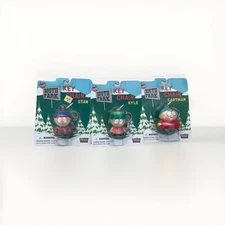 Cartman Stan Kyle Keychain Lot 1998 South Park Comedy Central Sealed in Package