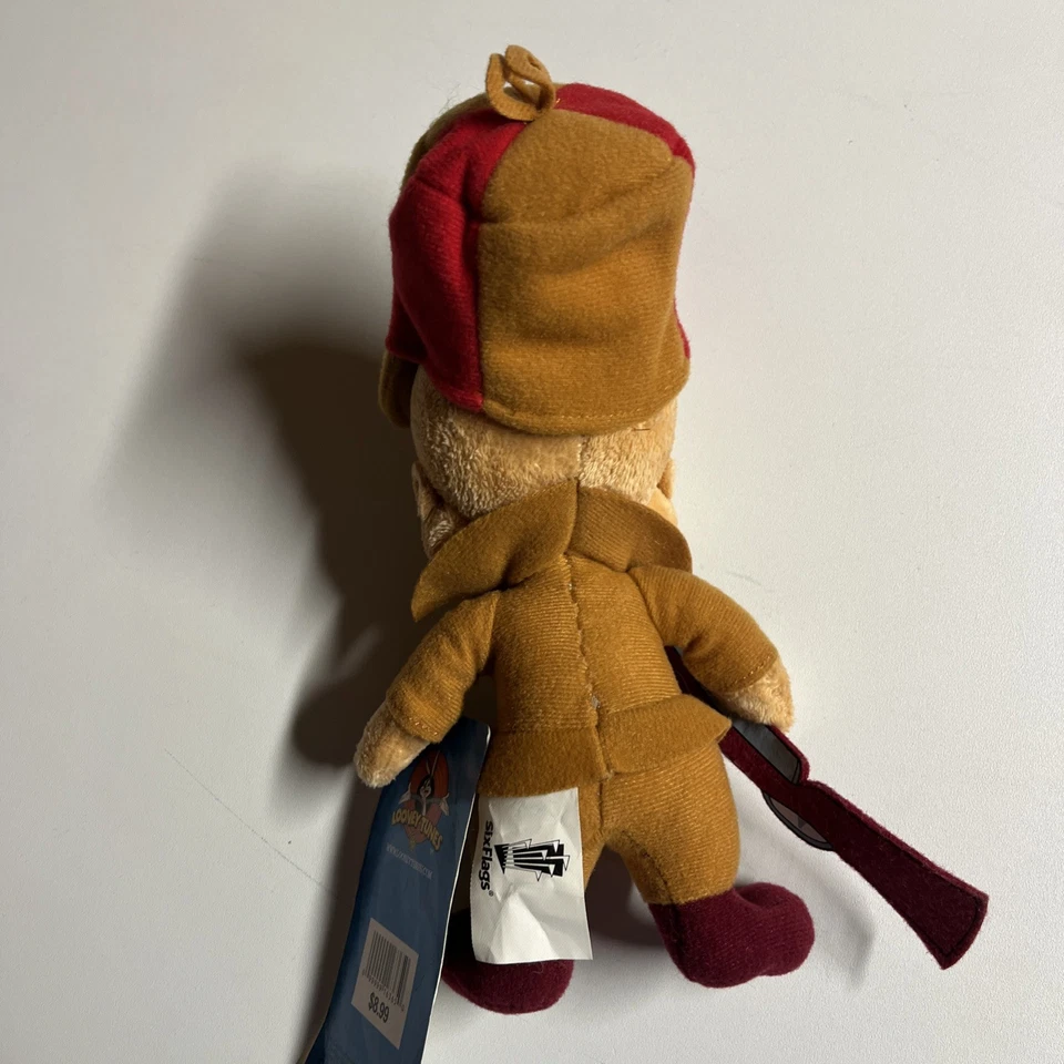 "Looney Tunes 9"" Peluche Elmer Fudd Seis Banderas Parque de Atracciones Exclusivo Nuevo con Etiquetas" Foto 4 de 4