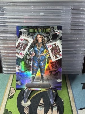 2020 Topps Chrome WWE House of Cards Nia Jax Insert Card #HOC-14