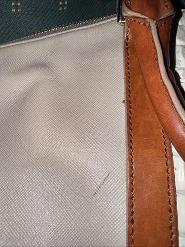 BORSA A TRACOLLA GRANDE TRICOLORE BRAHMIN DUXBURY IN PENSIONE *LEGGI IMPERFEZIONI! - Foto 5 di 12