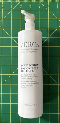 Zero % Body Lotion  Naturally Kind 15 oz Pump Bottle Gilchrist & Soames
