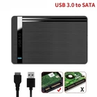 USB 3.0 3TB SATA SSD External Hard Drive Portable Desktop Mobile Hard Disk Case