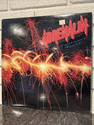 ADRENALIN "American Heart"  DETROIT Heavy Metal 1984 LP Vinyl Record SEALED ! !
