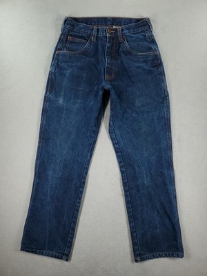 Key Jeans Mens 30x32 Blue Flame Resistant Straight FR Dark Wash Denim Workwear