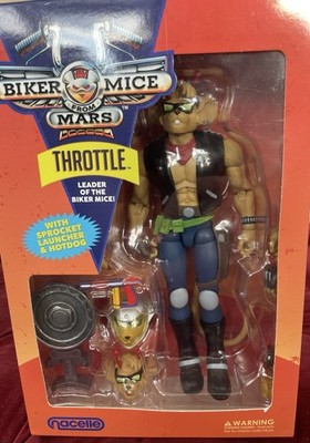 Biker Mice From Mars Throttle Sprocket Launcher Hotdog Nacelle Figure New Sealed