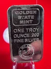 💥Golden State Mint💥 -  1 oz Silver Bar .999 Fine GSM Bullion
