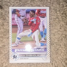 Topps Future Stars Jazz Chisholm Jr. Miami Marlins Baseball Card