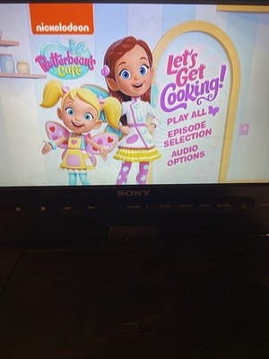 Butterbeans Cafe Lets Get Cooking DVD Tested Works No Cover Art Animation Fairie