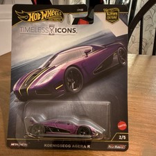 Hot Wheels 1:64 Koenigsegg Agera R Car Culture Timeless Icons Purple Real Riders