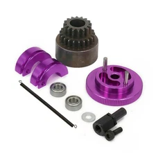 Alloy Clutch Bell Shoes Springs Flywheel Bearing 16-21T For 1/10 94122 16 RC s