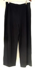 B8 vintage St. John Basics Santana Knit Pants 12 Wide Leg Black Elastic Waist — photo 1