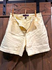 Gloria Vanderbilt Women's Beige Denim Cotton Shorts Size 14