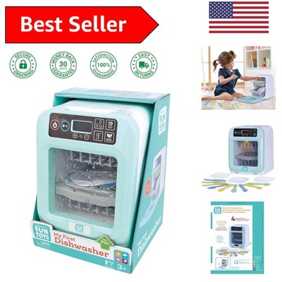 Multicolor My First Dishwasher Playset for Ages 3+, Engaging Lights & Sounds