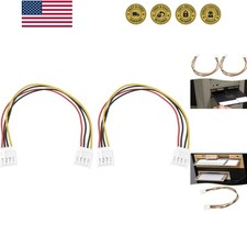 2 Pcs 20cm Floppy Disk Drive Power Cable 4-Pin to 4-Pin Power Cable Adapter f...