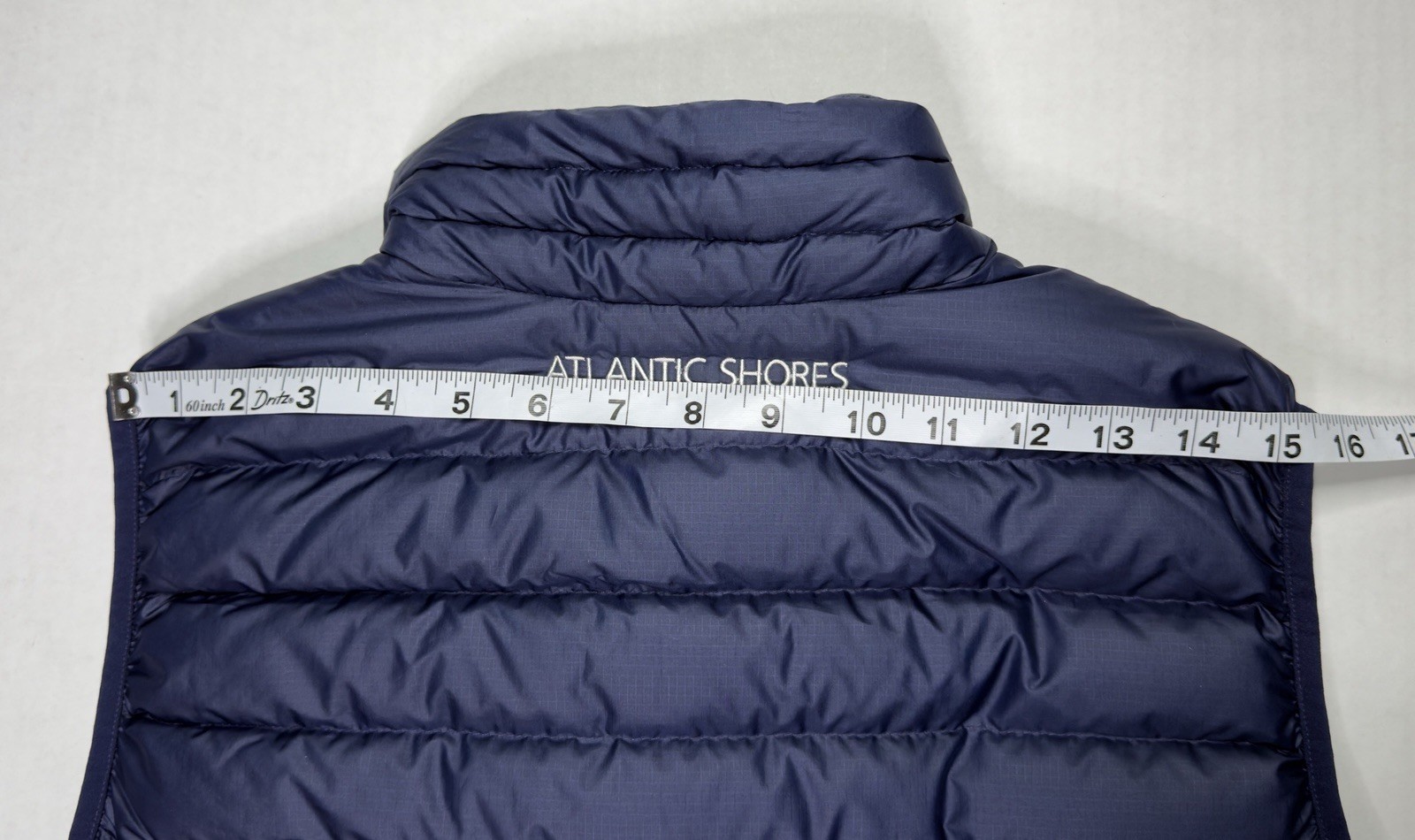 New $179 Patagonia Down Sweater Vest Women’s XL Navy Blue  Collar Company Logo thumbnail 14