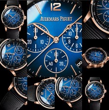 AUDEMARS PIGUET RoseGold CODE11.59 Blue Chronograph 26393OR.OO.A002KB.03 FullSet 3