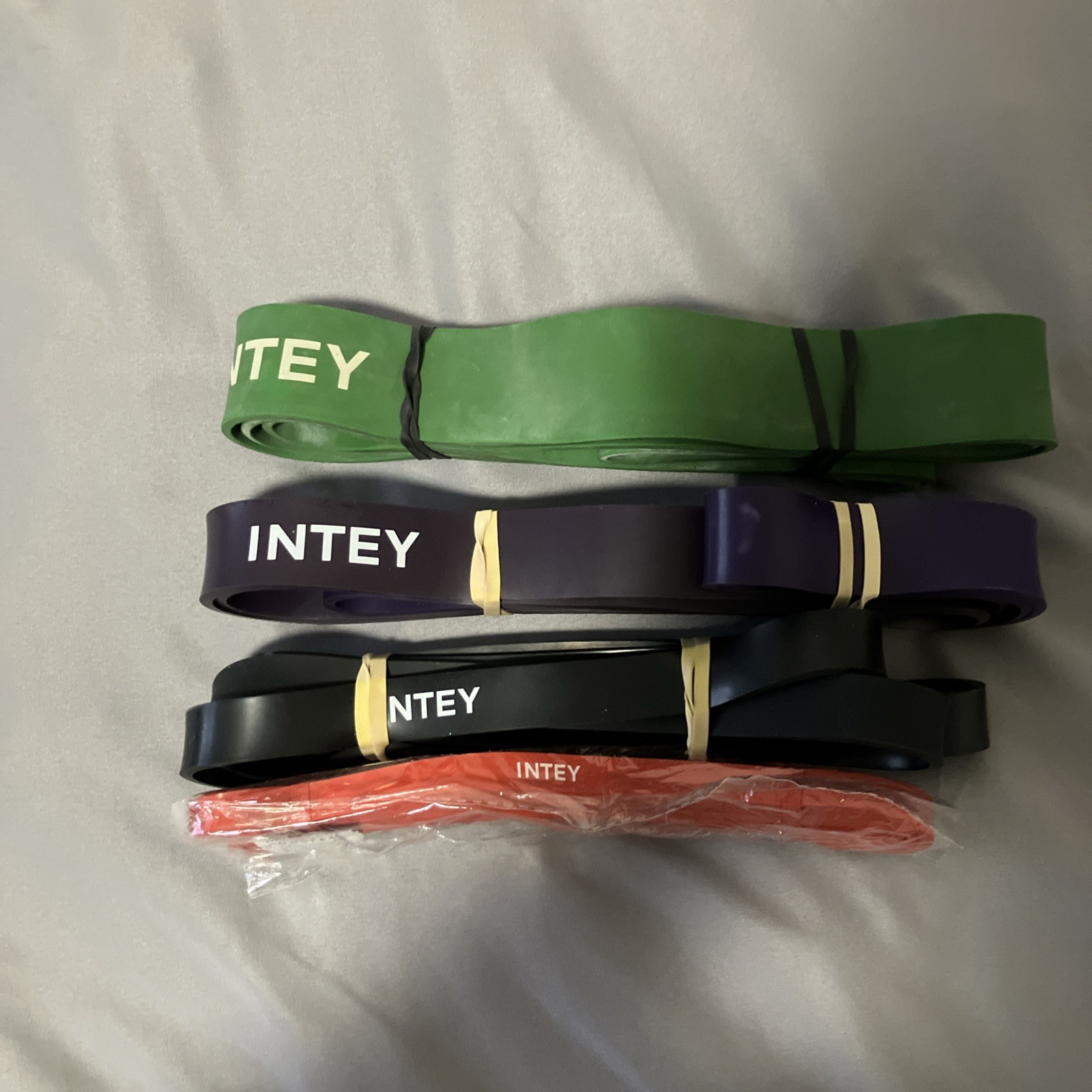 Juego de bandas de resistencia Intey. GC usado. Juego de 4.