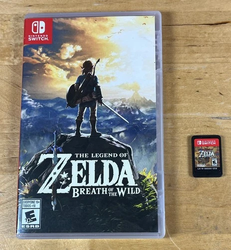 The Legend of Zelda Breath of The Wild Nintendo Switch Rated E10+ 2017 Japan
