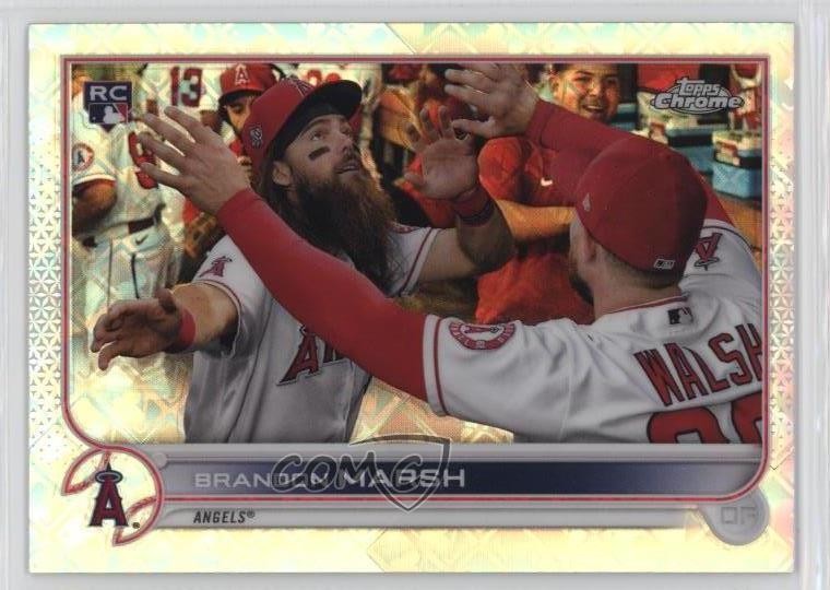 2022 Topps Chrome Logofractor Edition Image Variation SP Brandon Marsh #25 0d94
