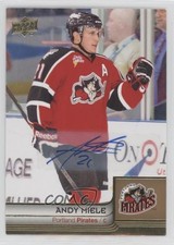 2014 Upper Deck AHL Auto Andy Miele #60 Auto 17wc