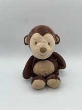 Carters Just One You Dark Brown tan Plush Monkey Stuffed Animal Baby Lovey 92914