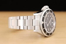 2000 PAPER ROLEX MENS SEA-DWELLER DATE 16600 40MM BLACK DIAL STEEL WATCH 8