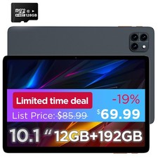 10 Inch Android 15 , Octa-Core, 12GB RAM 192GB ROM