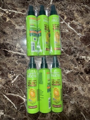 Garnier Fructis Sleek & Shine 10-in-1 Leave-In Spray   6 Pack  & Brand New!