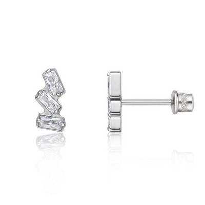 Hypoallergene G23 Implantatqualität Titan Ohrringe Schraubverschluss Tragus 20G Helix F