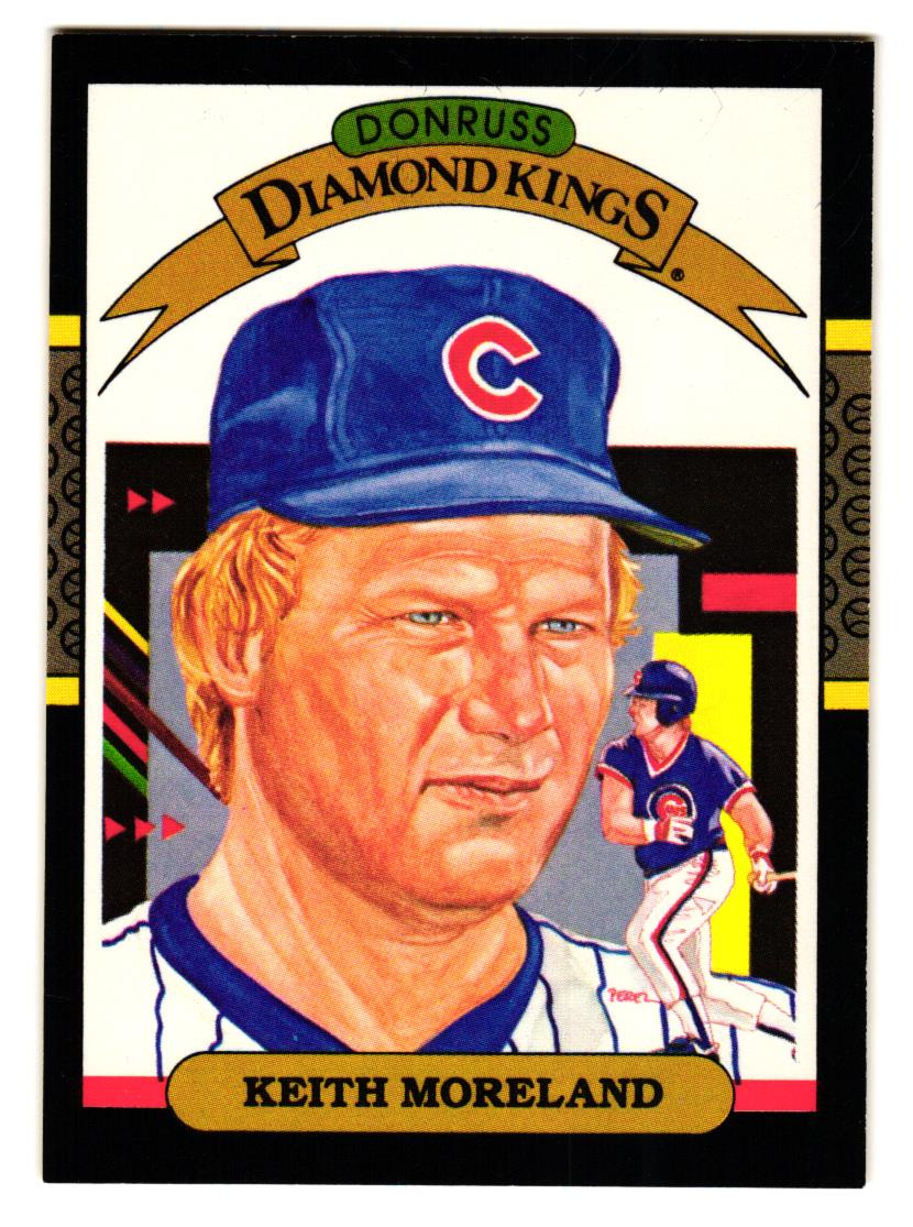 1987 Donruss - Diamond Kings Keith Moreland #24 Chicago Cubs