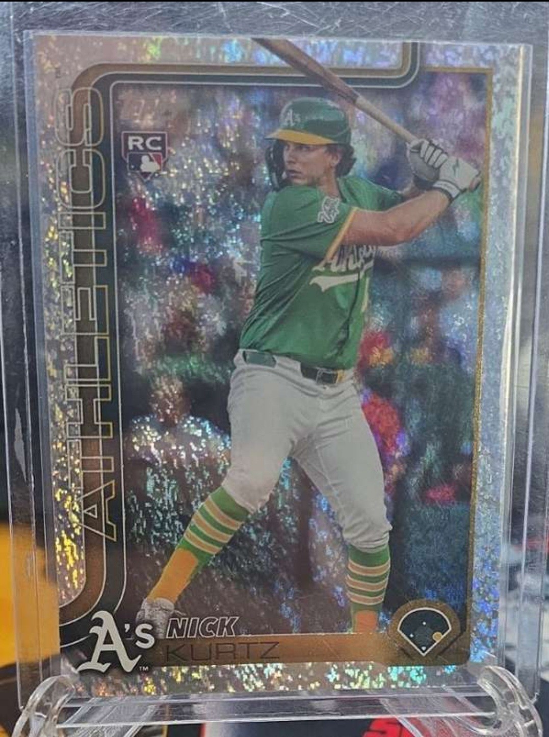 Nick Kurtz Holo Foil Rookie RC 2025 Topps Update Series Card #US201 Athletics