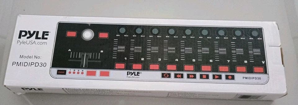 Pyle PMIDIPD30 - RARE MIDI Controller Board - Mini Portable Workstation Ableton - Image 4 of 4