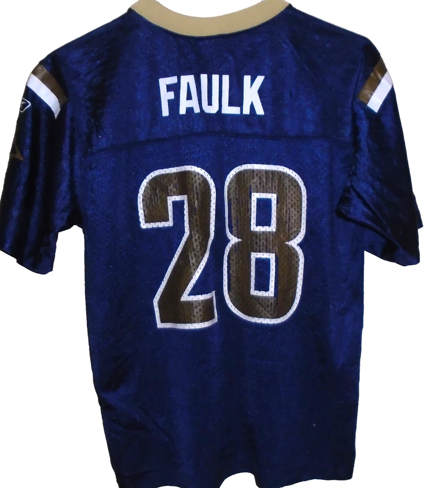 Camiseta deportiva juvenil NFL Reebok St. Louis Rams Marshall Faulk #28 L Foto 2 de 2