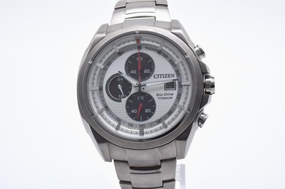 NEAR MINT 】 CITIZEN B612-S094755 Eco-Drive Men's White Dial