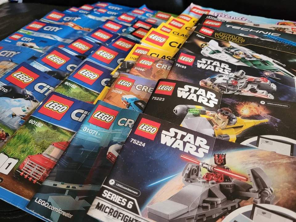 Lot 40 notices LEGO Star Wars City Classic Harry Potter Instructions Manual book - Photo 2/3