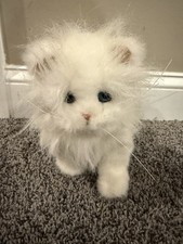 FurReal Friends 2002 White Kitten Cat Tiger Electronics Hasbro plush 9 Inch Toy