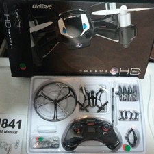UDI R/C U841 RC Quadcopter Drone 2.4GHz RTR Black/White 100ft Range