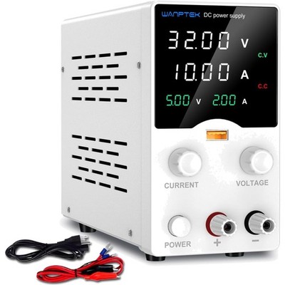Labornetzteil 30V 10A LED-Anzeige USB Schnellladung einstellbar Netzgerät
