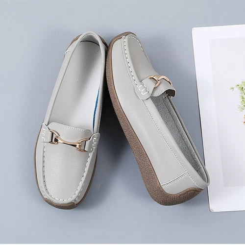 Womens Loafers Mocassin Office Work Flat Slip On Shoes Ladies Casual Shoes Size - Bild 55 von 59